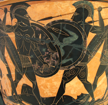 Two hoplites